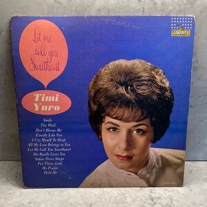 Timi Yuro Let Me Call You Sweetheart Vinyl Record